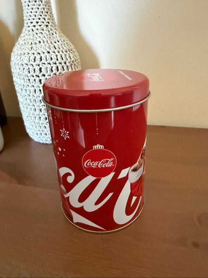 Boîte métal coca cola père Noel - photo numéro 4