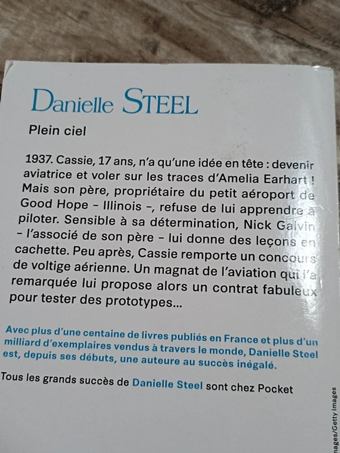 Livre plein ciel Danielle Steel - photo numéro 3