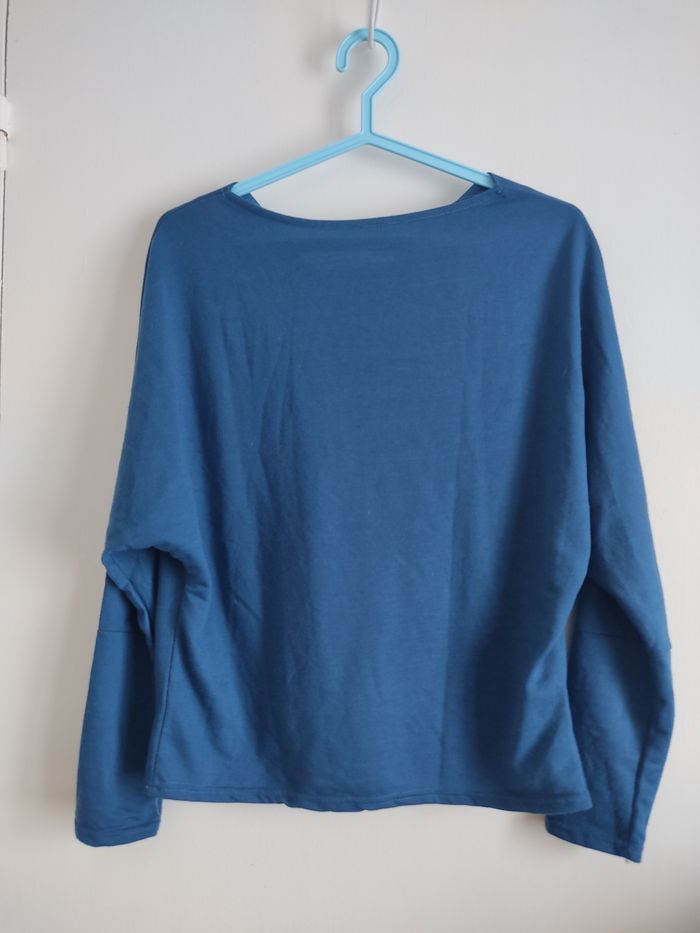 Pull bleu - photo numéro 2