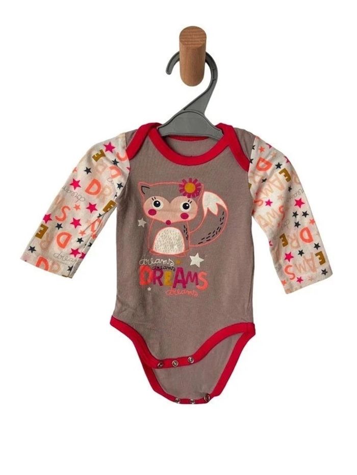 LOT de 2 bodies à manches longues à étoiles - 3 mois (60cm) - photo numéro 4