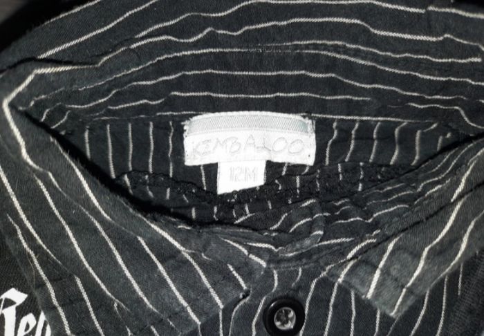 Tee shirt chemise kimbaloo taille 12 mois - photo numéro 2