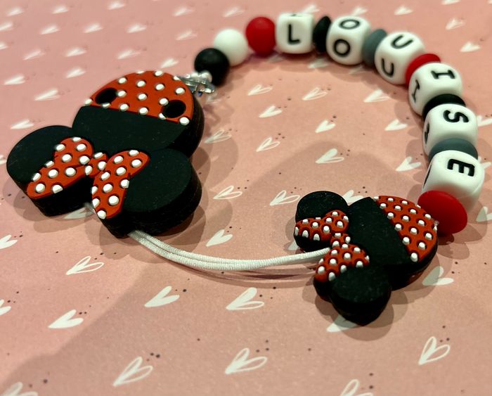 Attache tétine Minnie