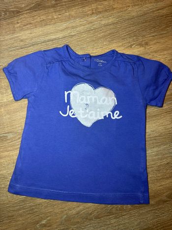T-shirt Maman je t’aime /