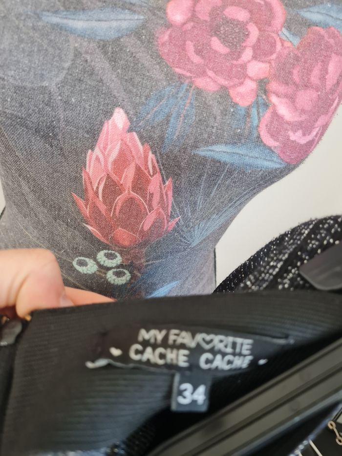 Jupe noire pailletée - photo numéro 2