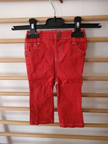 Pantalon premaman rouge biker