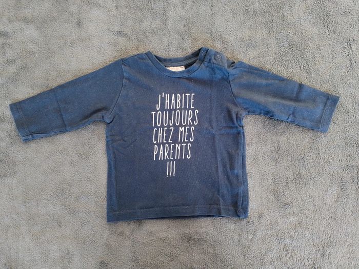 Tee-shirt manches longues 6 mois Grain de blé