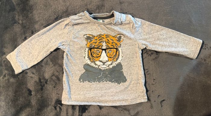 Tee-shirt tête de tigre