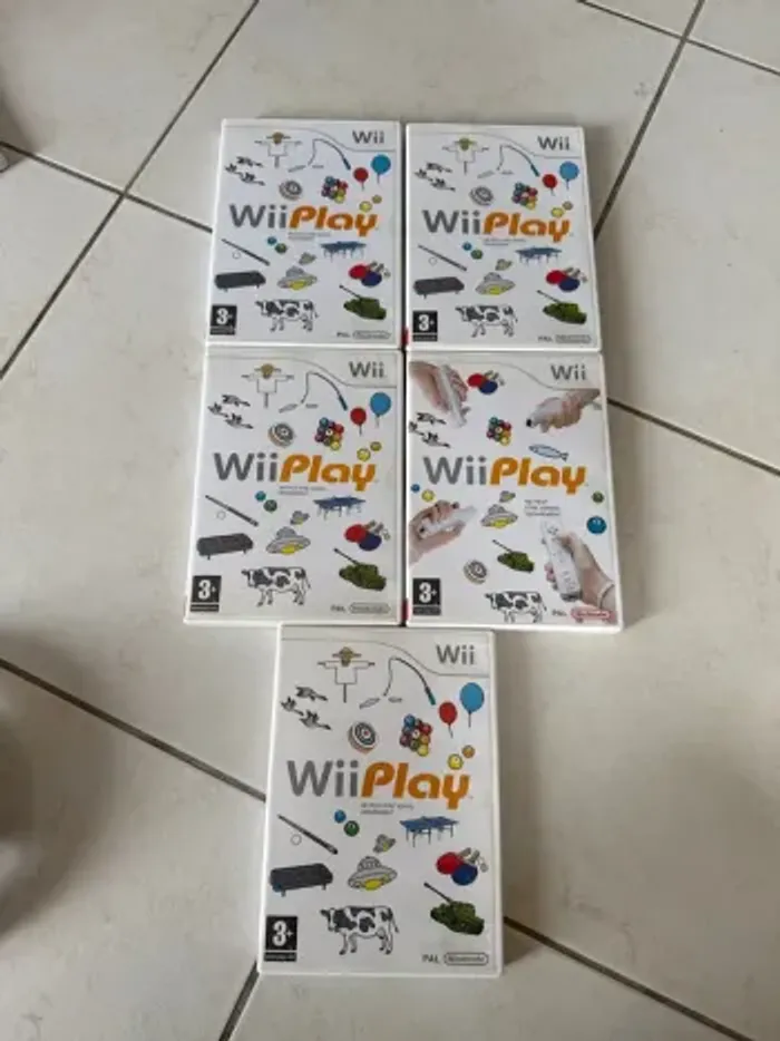 Lot de 5 wii play