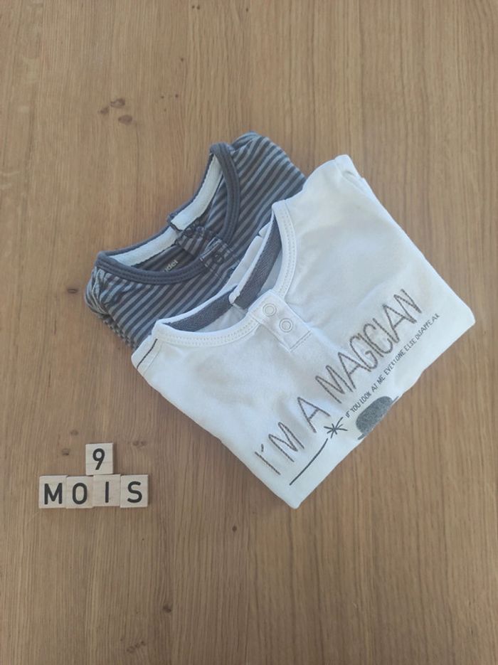 Lot de 2 tee-shirts ML Vertbaudet - photo numéro 8