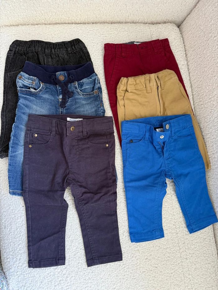 Lot de 6 jean pantalons 6 mois jacadi kiabi