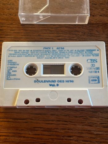 Cassette audio sans jaquette Boulevard des hits volume 9