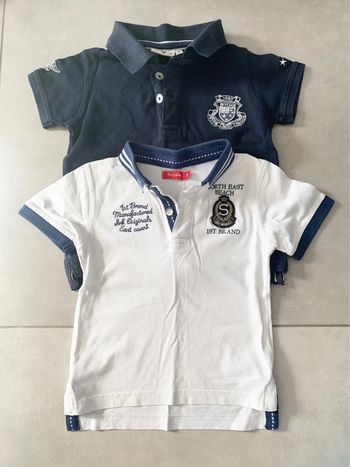2 tee-shirts polos garçon 4 ans