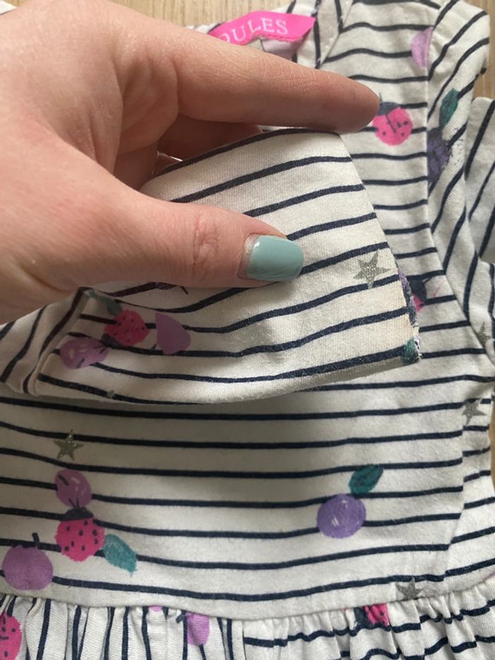 Robe en coton marinière à rayure - photo numéro 4