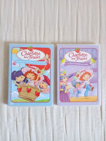 Lot de 2 DVD Charlotte aux Fraises