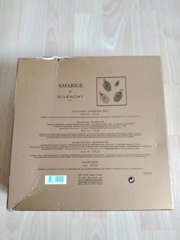 Coffret Amarige de Givenchy neuf - photo numéro 5