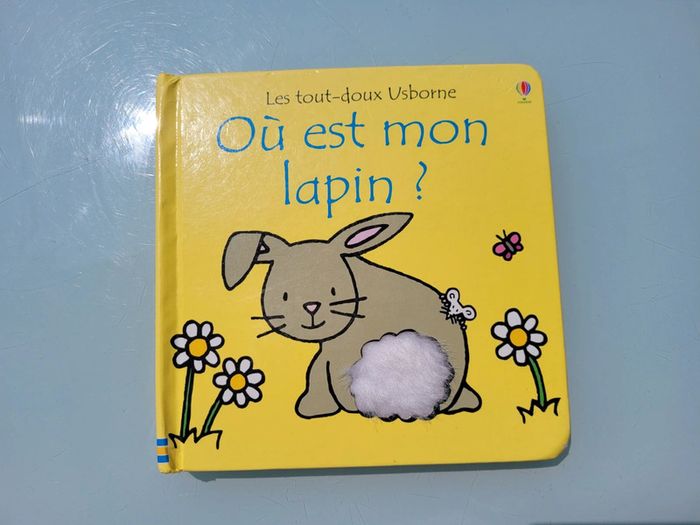 Livre à toucher Les Tout-doux Usborne 🐇 Où est mon lapin? 🐰 - photo numéro 2