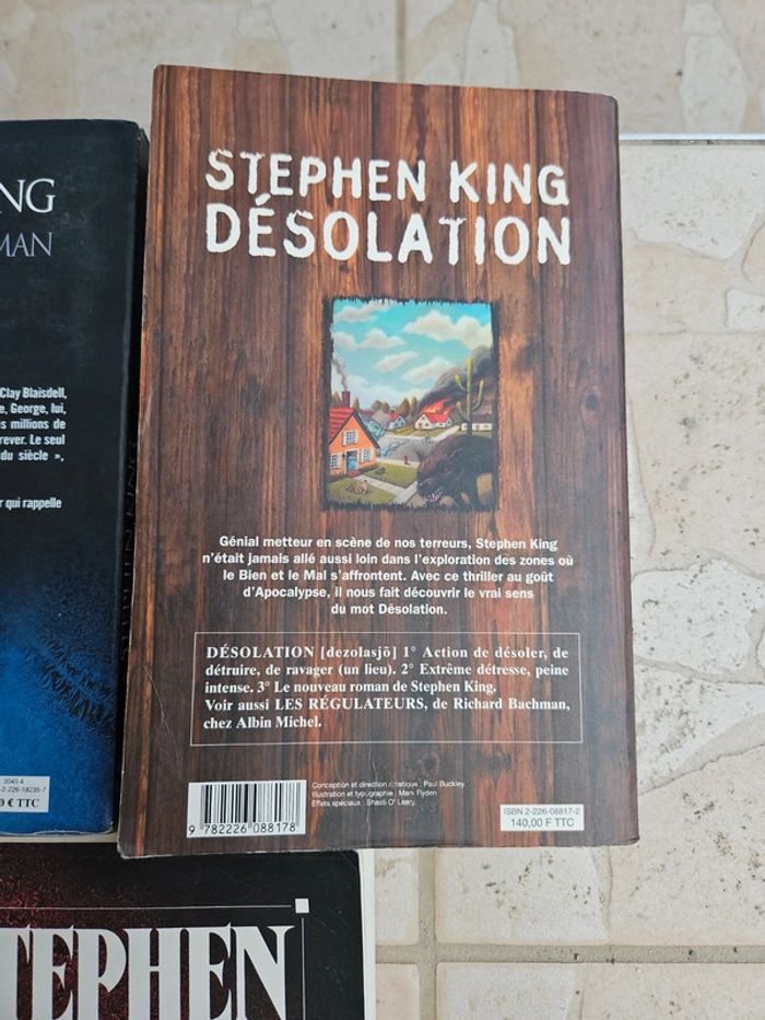 Lot de 5 livres de Stephen king - photo numéro 3