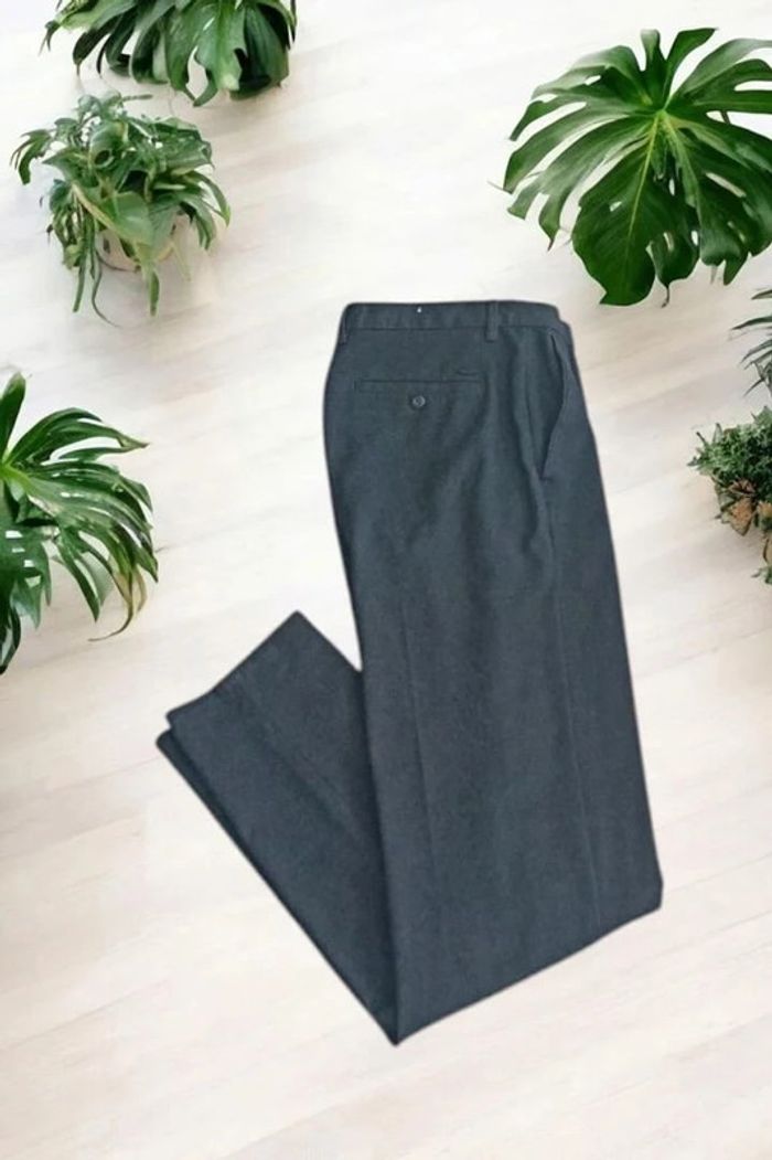 Pantalon de costume Zara gris taille 38 - photo numéro 3