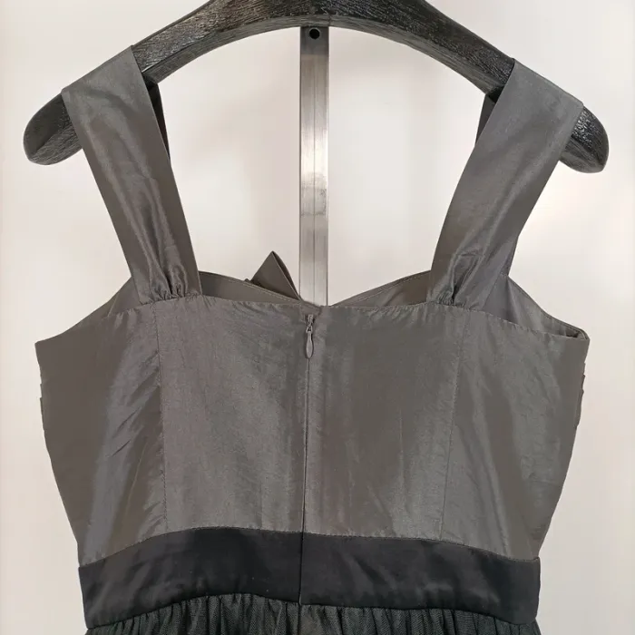 Robe de bal - robe princesse avec bretelle - Noir et grise Manoukian - BCBG Max Mara A097 - photo numéro 3