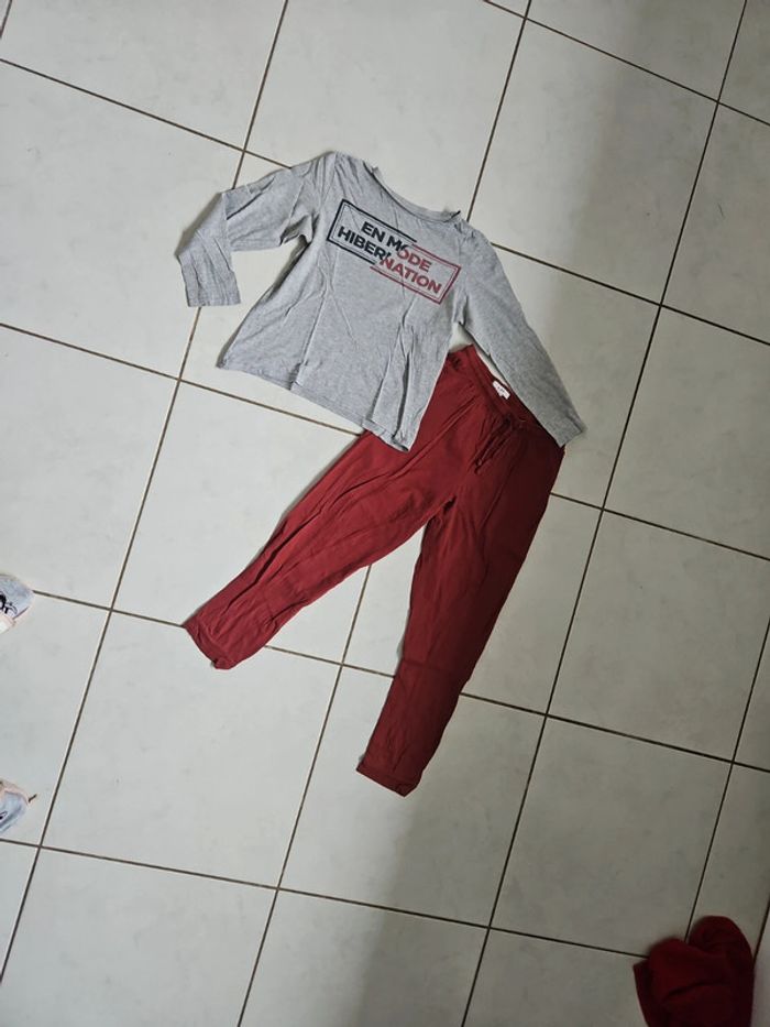 Pyjama garçon 10/12 ans u46