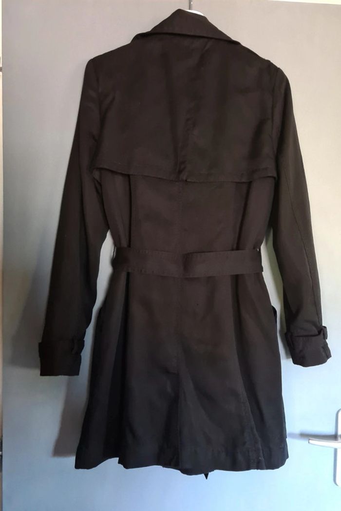 Trench noir Camaïeu 40 - photo numéro 2