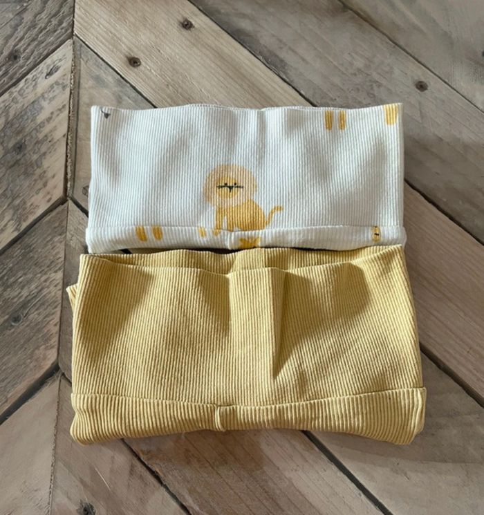 2 leggings côtelés - photo numéro 2