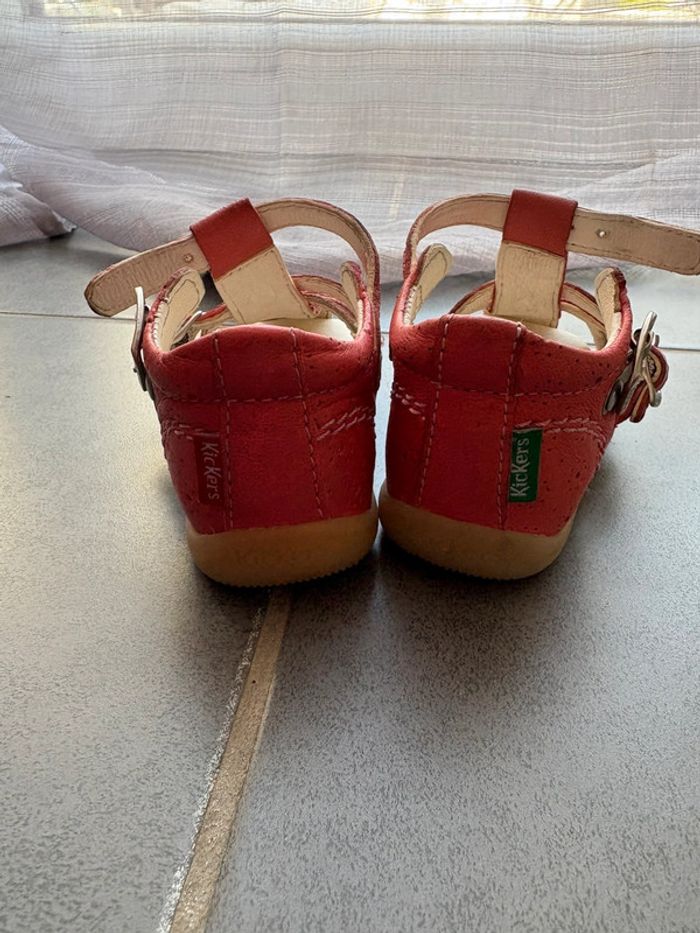 Sandales bébé fille cuir Kickers 19 - photo numéro 5