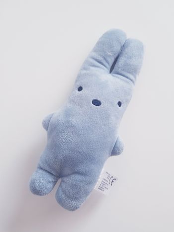 Zeeman - Peluche / doudou - Lapin bleu