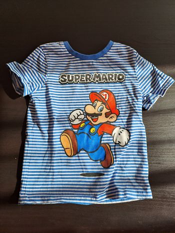 Tee shirt Mario 4A  Neuf 