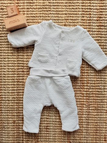 Ensemble réversible Obaibi 3mois / 60cm