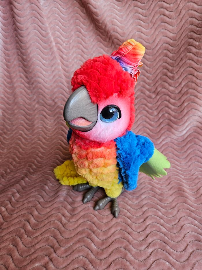 Jouet coco perroquet interactif furreal peluche - photo numéro 3
