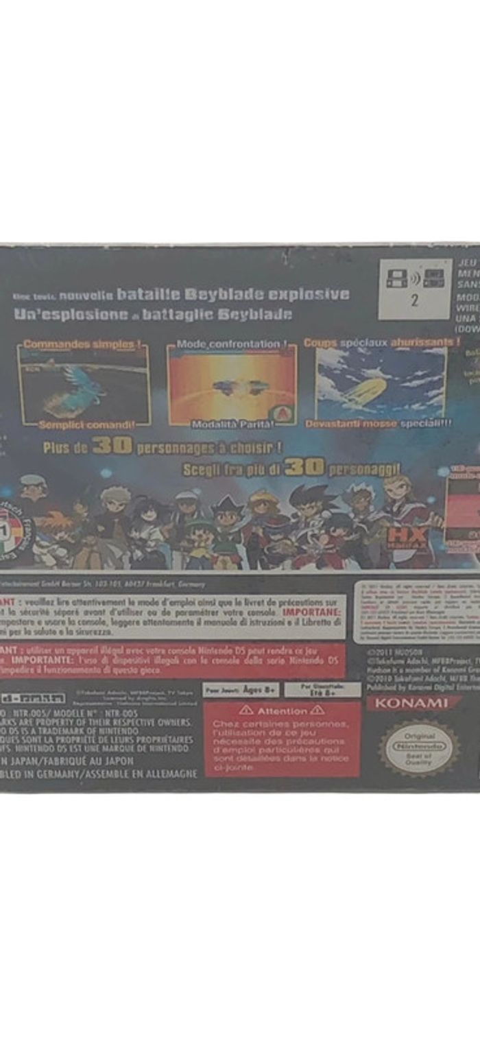 Jeu vidéo Beyblade Metal masters Nightmare rex + toupie Nintendo DS neuf - photo numéro 5