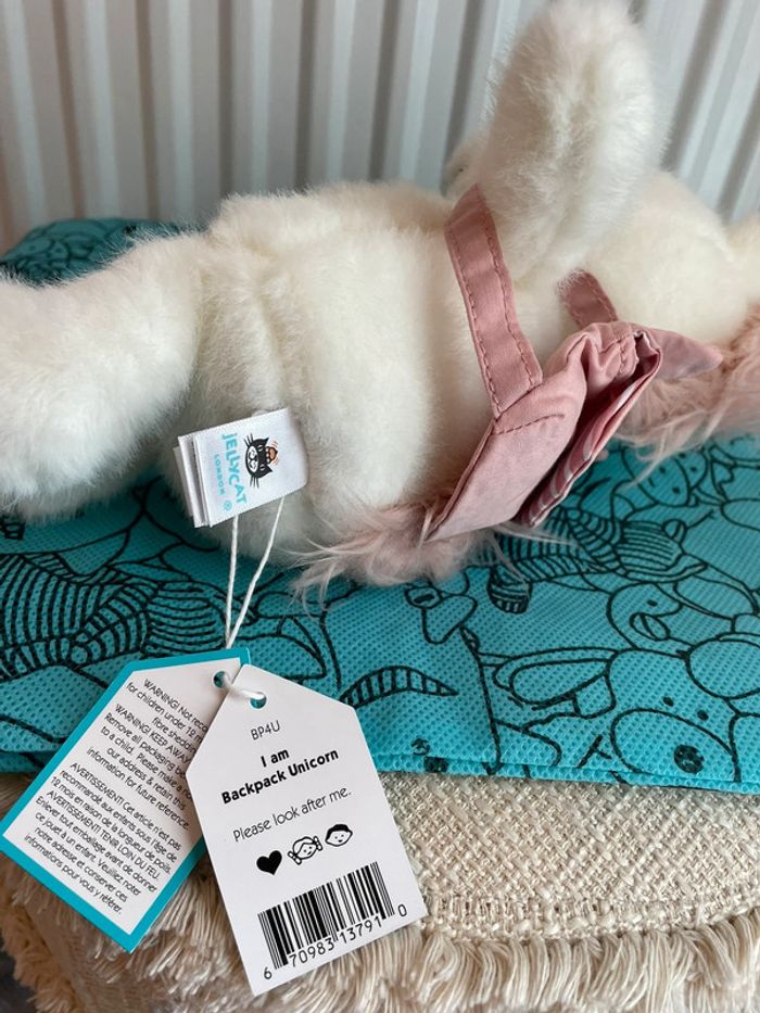 Peluche Jellycat BackPack Unicorn - photo numéro 6