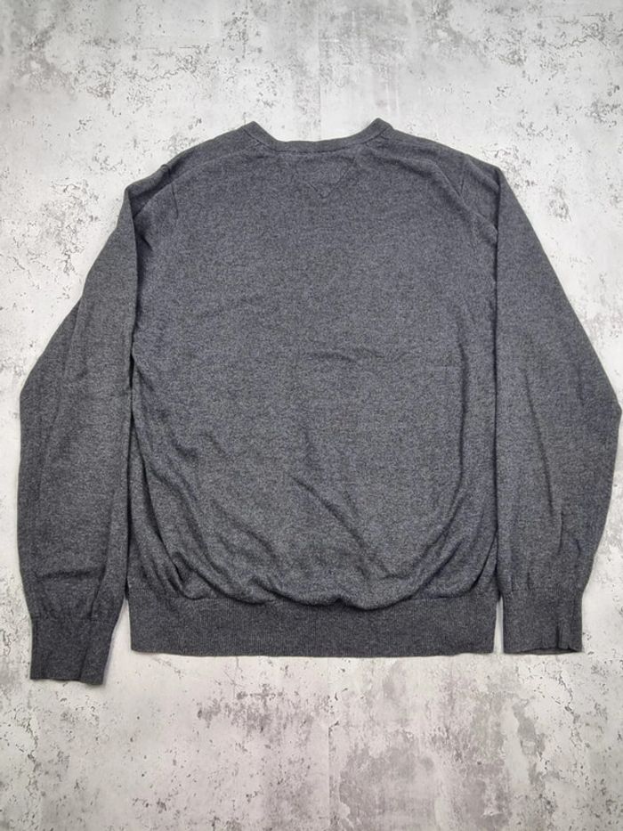 Pull col V Tommy Hilfiger gris, L Hommes - photo numéro 7
