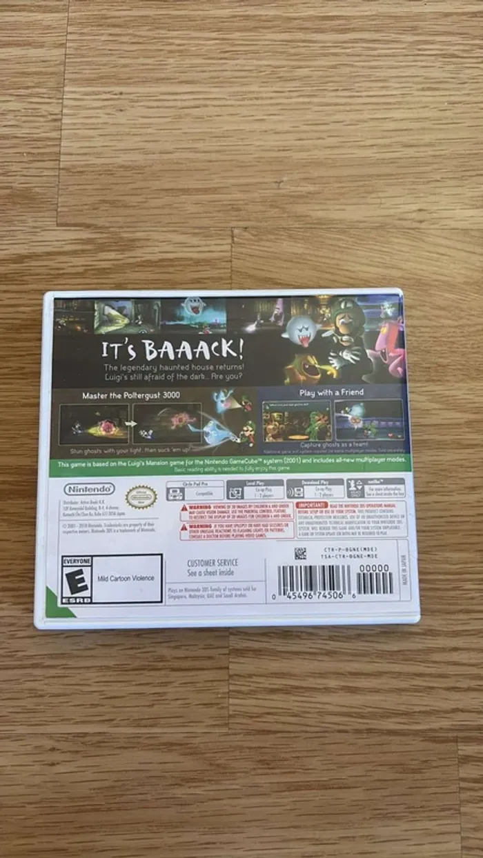 Jeu Nintendo 3DS Luigi's Mansion - photo numéro 4