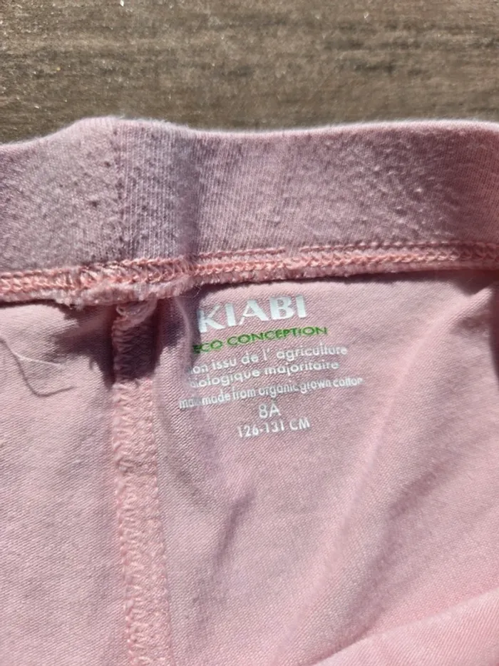 Lot 2 legging 3/4 taille 7-8 0ans - photo numéro 3