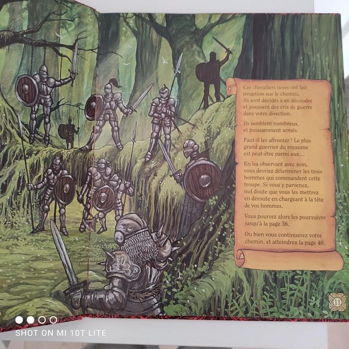 Livre jeux les 100 chevaliers d'Arthur - photo numéro 4