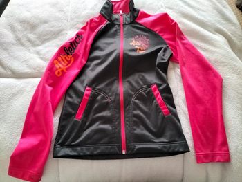Veste rose et grise oxylane 14 ans