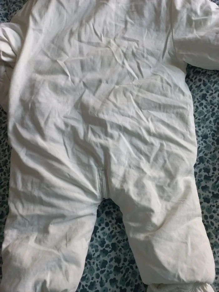 Combinaison bébé blanche 6 mois - photo numéro 7