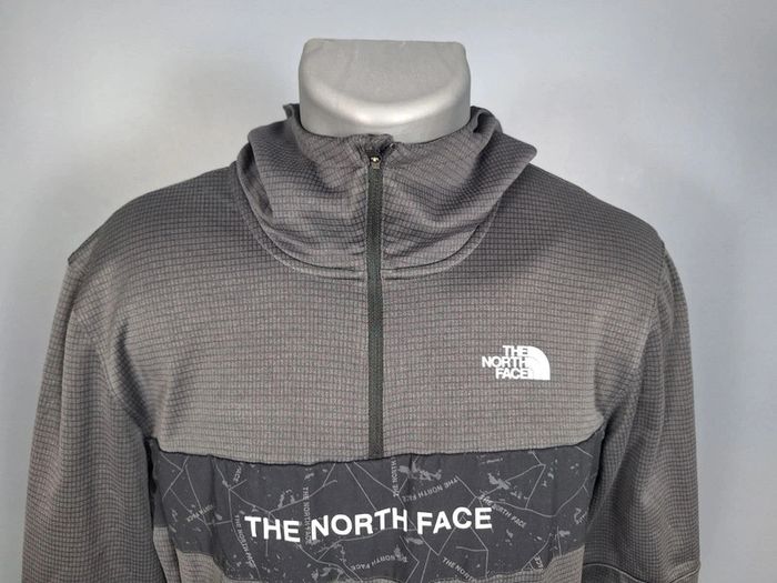 Sweat The North Face homme M polaire gris capuche outdoor  (545) - photo numéro 2