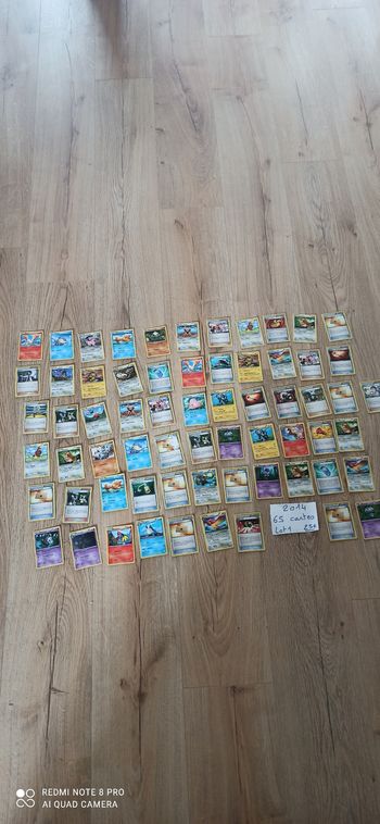 Lot de 65 cartes Pokémon 2014