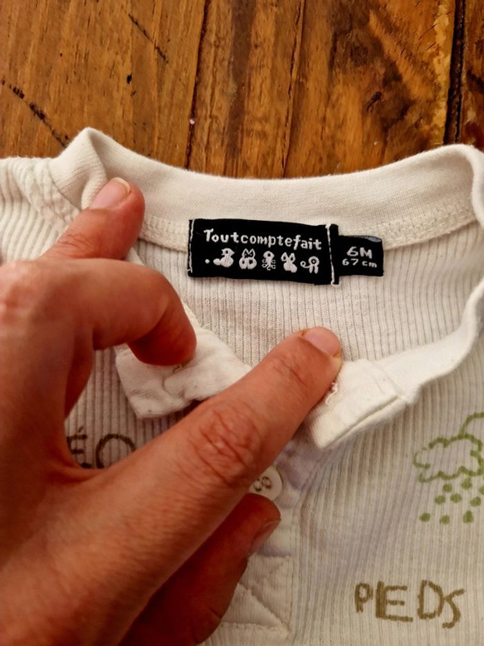 Body col Mao manches courtes - photo numéro 2