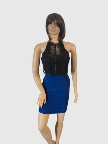 Robe Mini Lipsy Bleue, Taille M