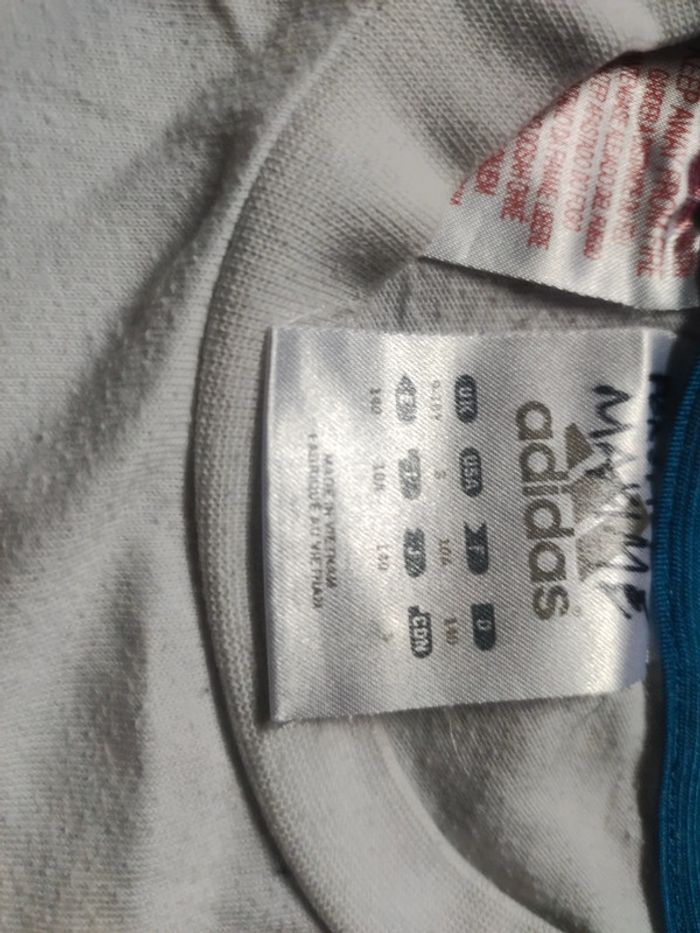 T-shirt 10 ans Adidas - photo numéro 3