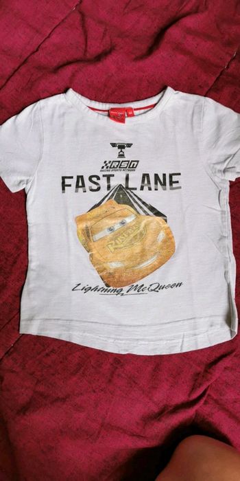 T-shirt Disney Car's blanc