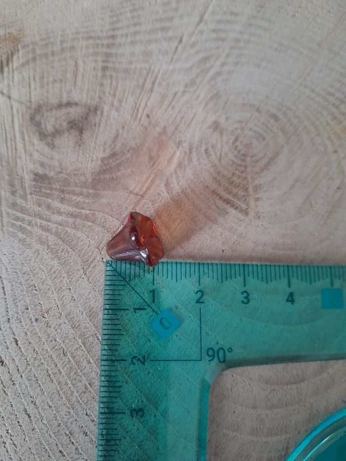 Lot de 50 perles en verre fleurs roses, marron et vertes - photo numéro 7