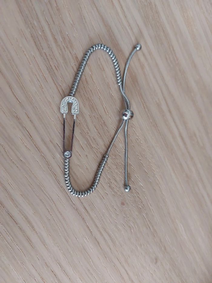 Bracelet strass et argent - photo numéro 6