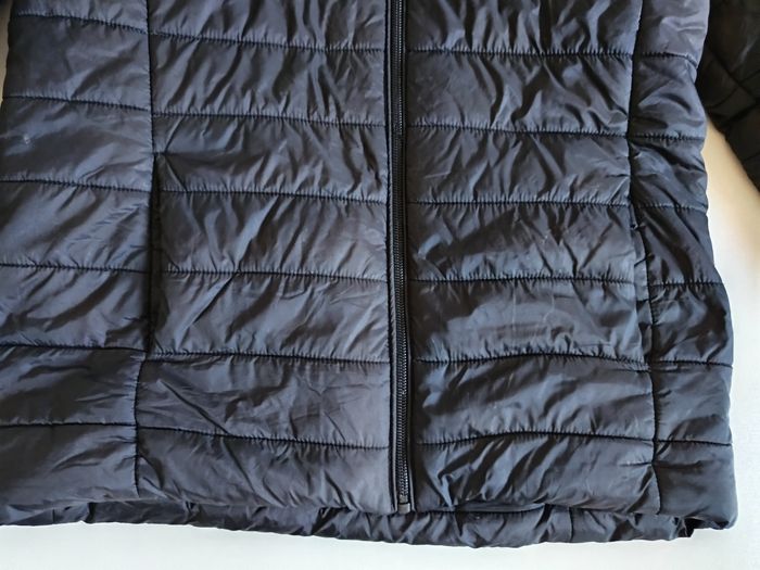 Manteau noir mi saison avec capuche 12 ans - photo numéro 4