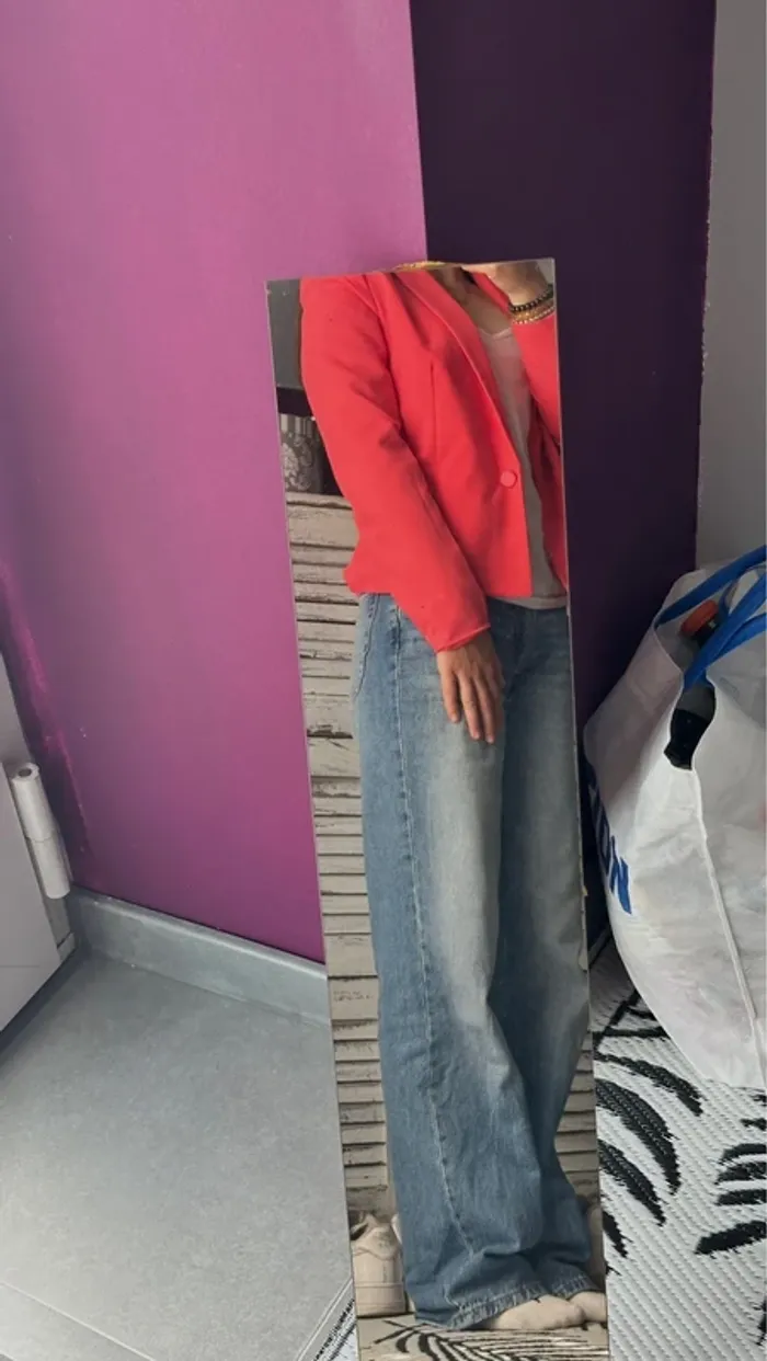 Blazer rose corail - photo numéro 7