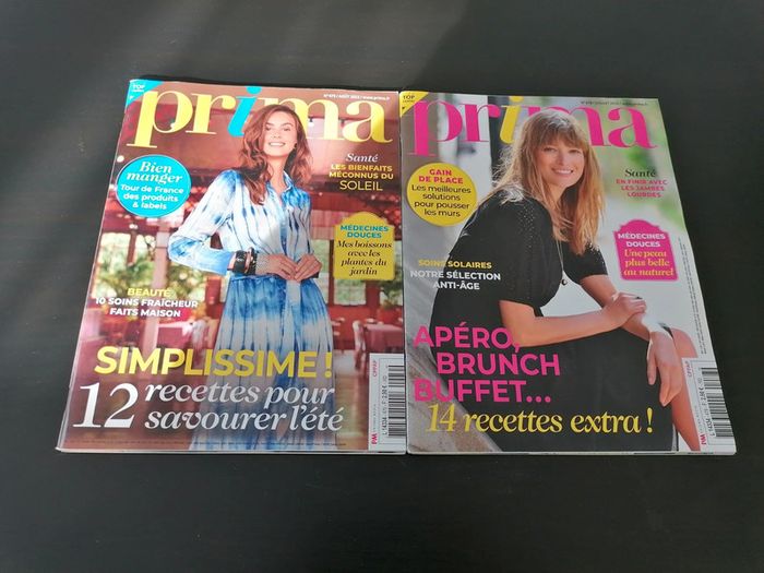 Lot de 2 magazines Prima 2022 - photo numéro 1